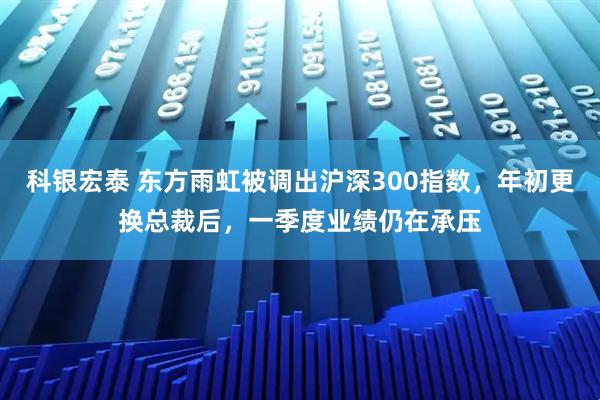 科银宏泰 东方雨虹被调出沪深300指数，年初更换总裁后，一季度业绩仍在承压