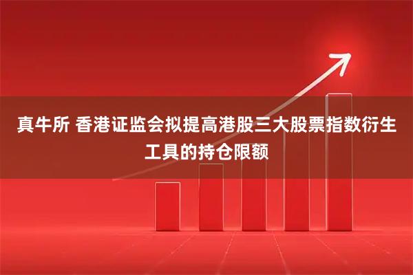 真牛所 香港证监会拟提高港股三大股票指数衍生工具的持仓限额